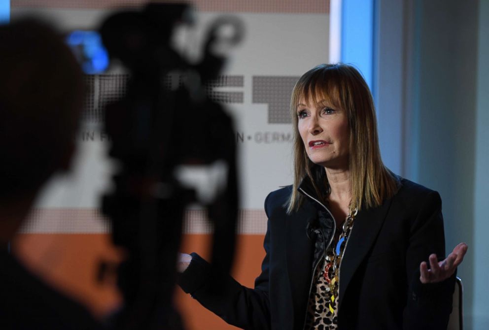 PHOTO: Gale Anne Hurd gestures during an interview with Reuters in Berlin, Feb. 9, 2019.