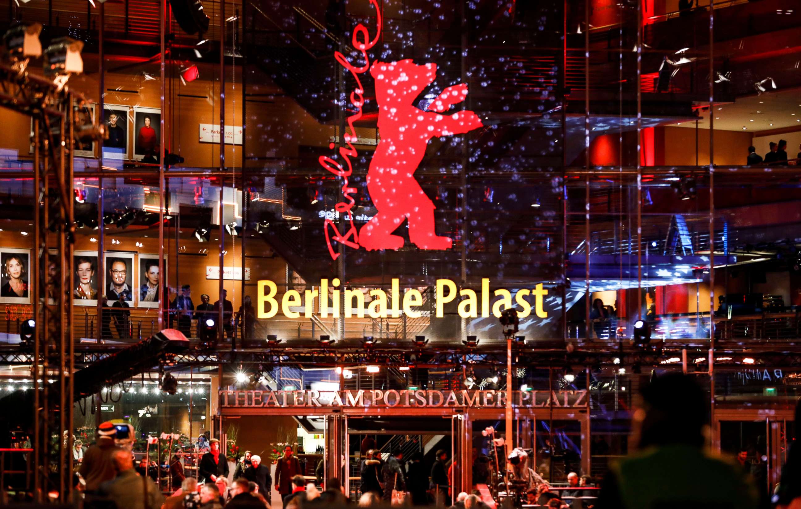 PHOTO: Berlinale Palace entrance during during the 69th annual Berlin Film Festival, Feb. 8, 2019. 