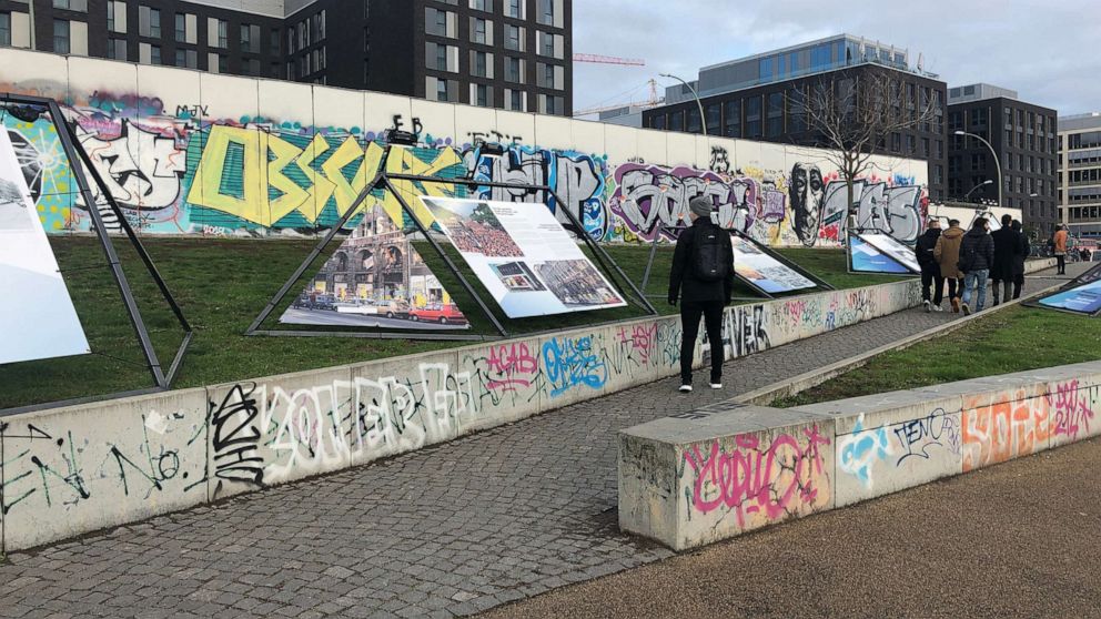 PHOTO: The citywide festival includes historical information about the important time in Berlin's history at seven key locations, such as the East Side Gallery, pictured here.