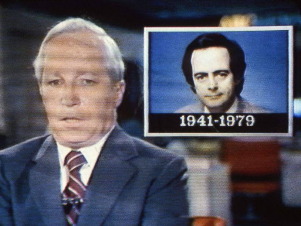 PHOTO: ABC News Frank Reynolds reports on the death of ABC News correspondent Bill Stewart who was killed by a Nicaraguan National Guard soldier on June 20, 1979.