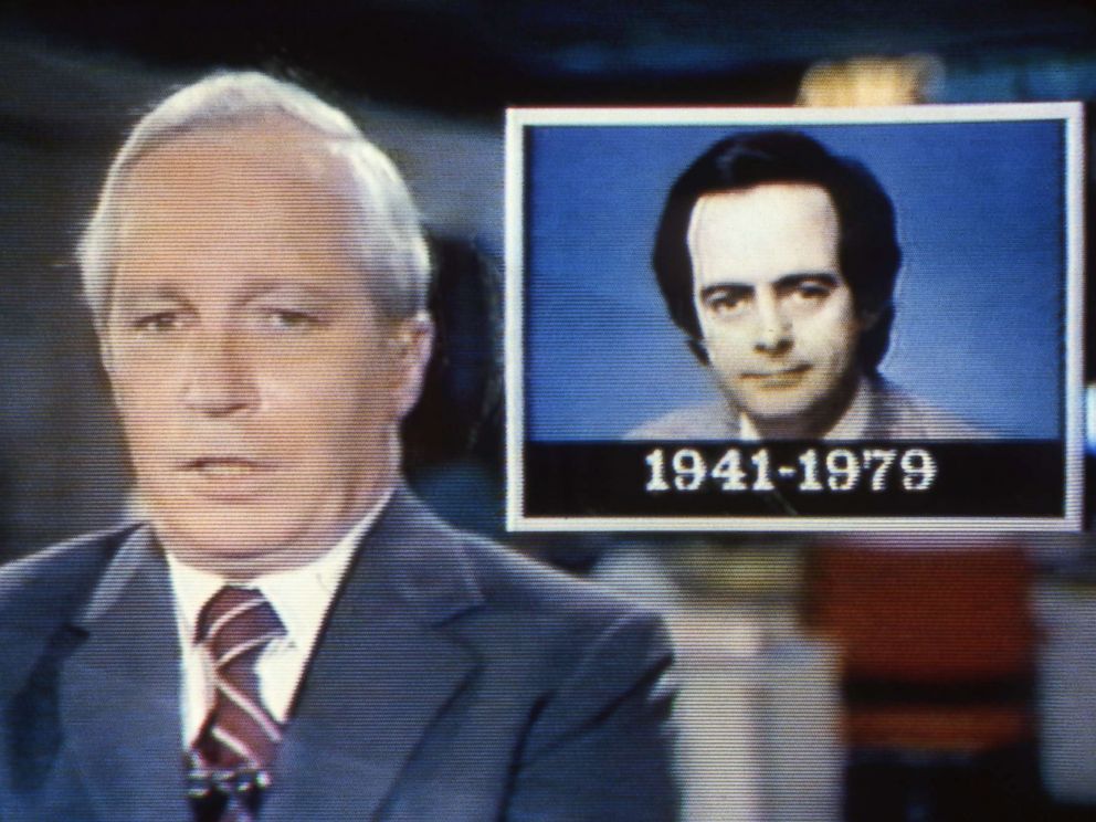 PHOTO: ABC News' Frank Reynolds reports on the death of ABC News correspondent Bill Stewart who was killed by a Nicaraguan National Guard soldier on June 20, 1979.