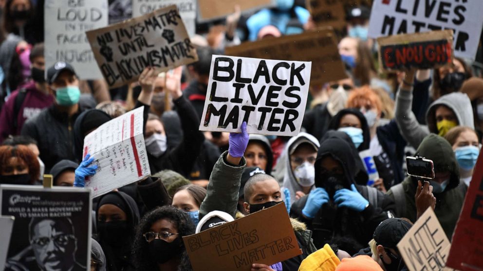 Black Lives Matter mural painted near White House