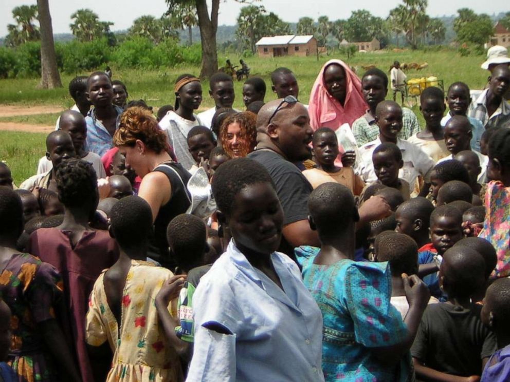 PHOTO: After a 2004 concert in Soroti, Uganda, Darrell Blocker and his then-wife interact with fans. At the time, Blocker’s official cover was as a U.S. State Department official stationed at the U.S. Embassy in Kampala, Uganda.