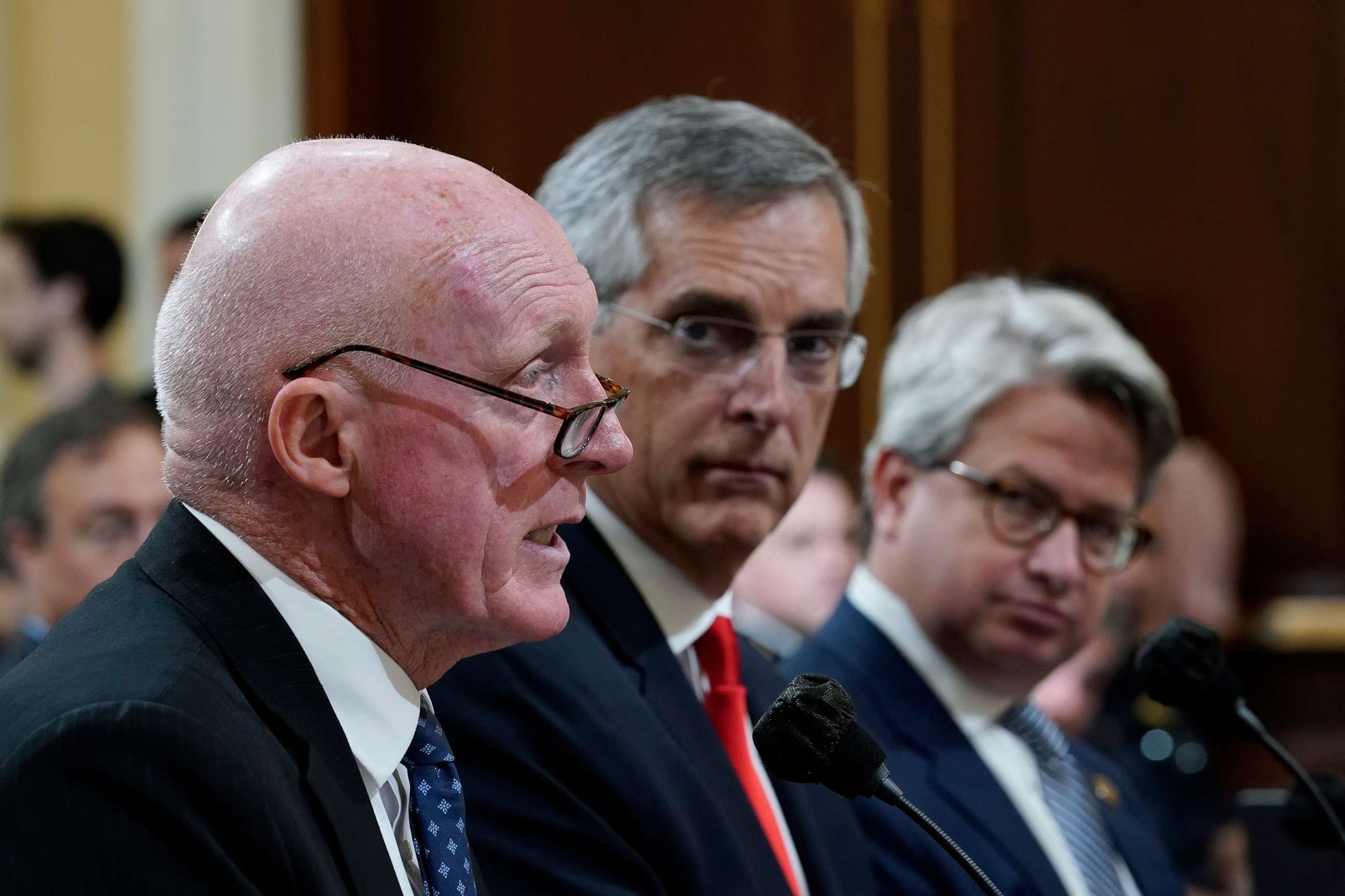 PHOTO: Arizona House Speaker Rusty Bowers testifies in front of the House Select Committee Investigating the Jan. 6 Attack on the U.S. Capitol at the Capitol in Washington, June 21, 2022.