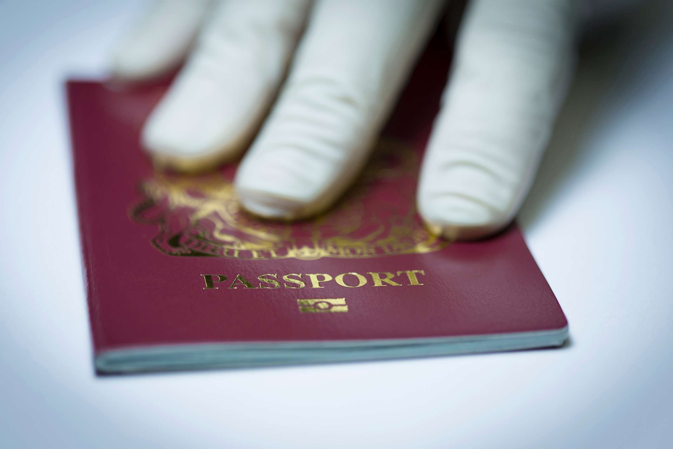 PHOTO: A U.K. passport book.