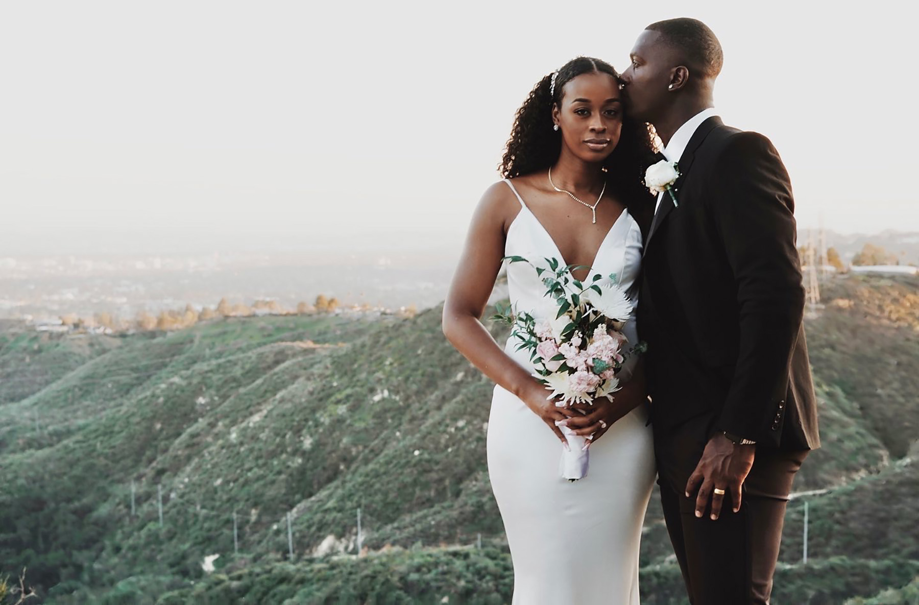 PHOTO: Kiara Brokenbrough didn’t want to go into debt starting her marriage with her husband, Joel, and focused on keeping things affordable for her wedding.