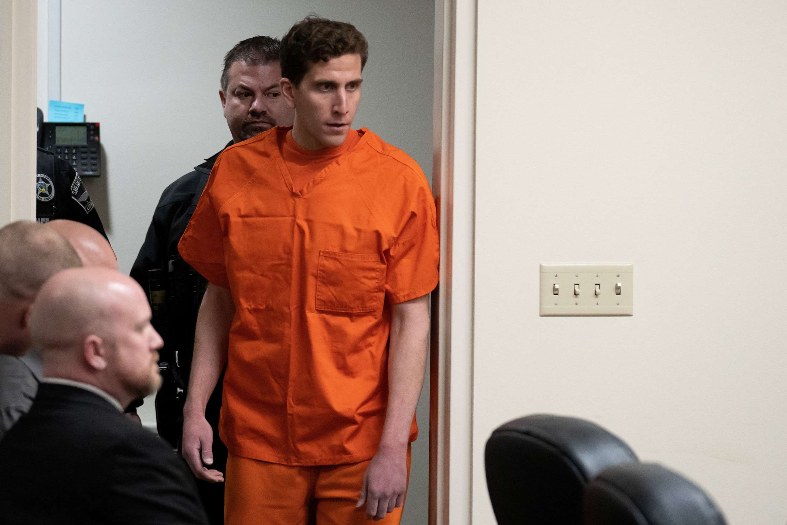 PHOTO: Bryan Kohberger, who is accused of killing four University of Idaho students in November 2022, appears at a hearing in Latah County District Court, on Jan. 5, 2023, in Moscow, Idaho.
