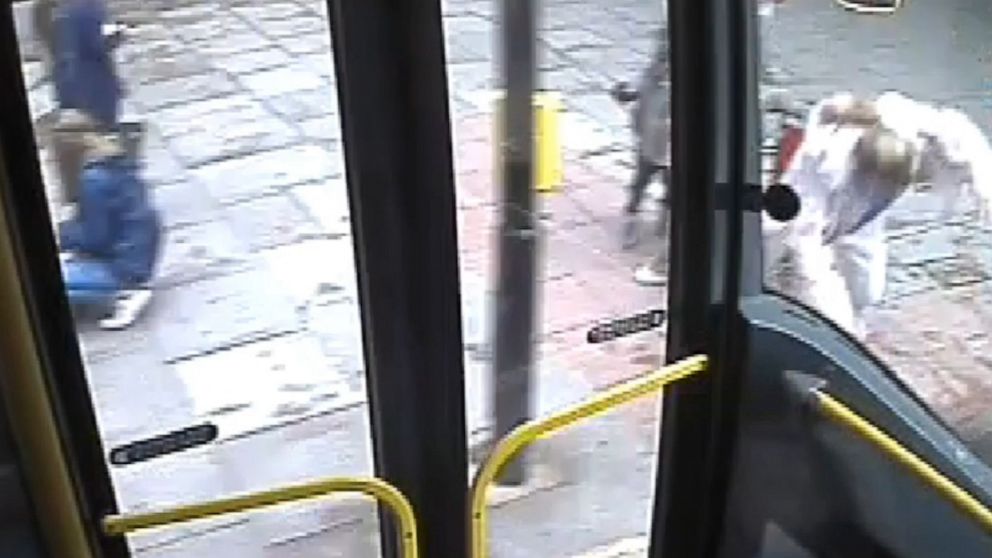 Police Release Video Of Woman Getting Pushed In Front Of Oncoming Bus 