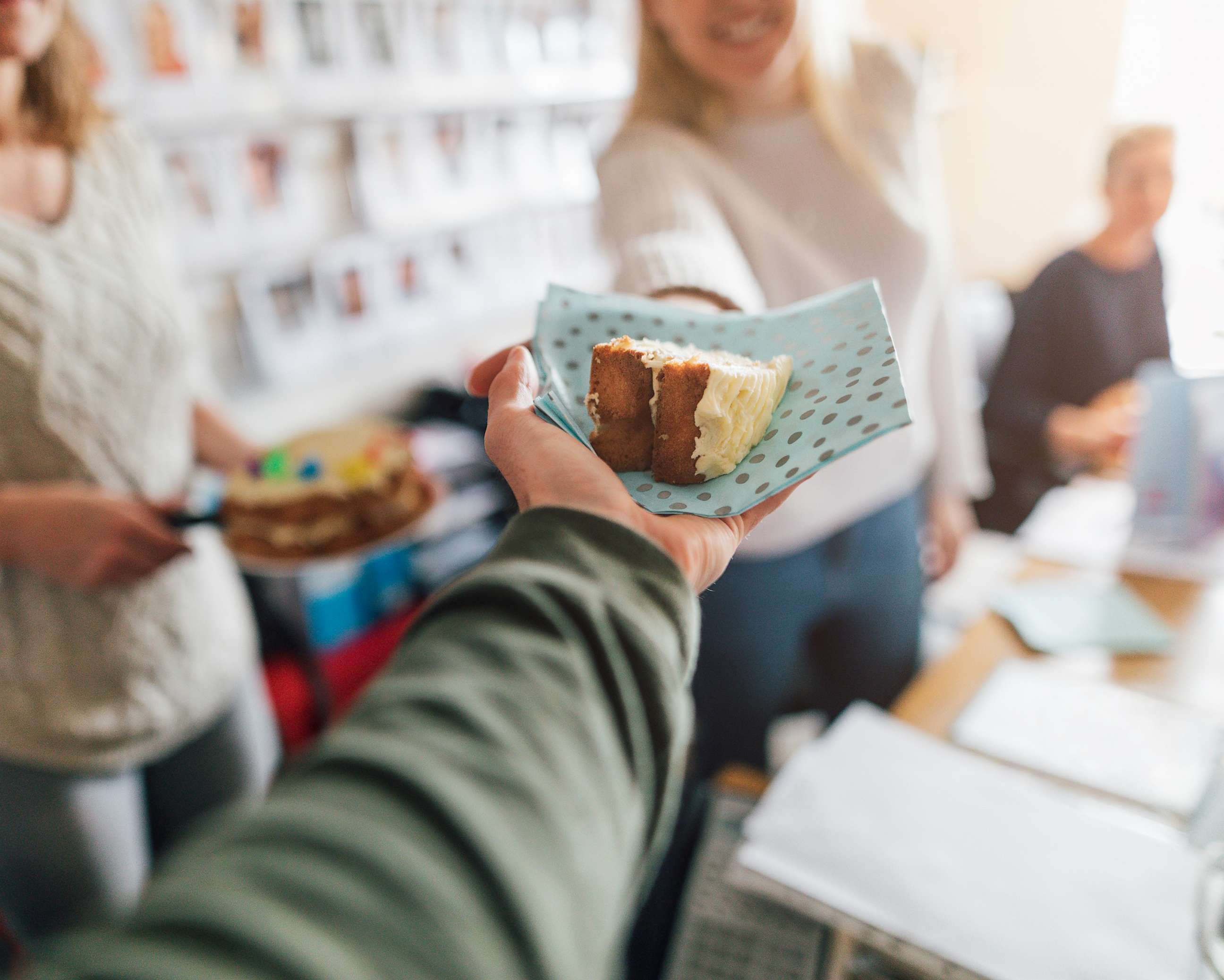 PHOTO: Cake in an office in an undated stock photo.