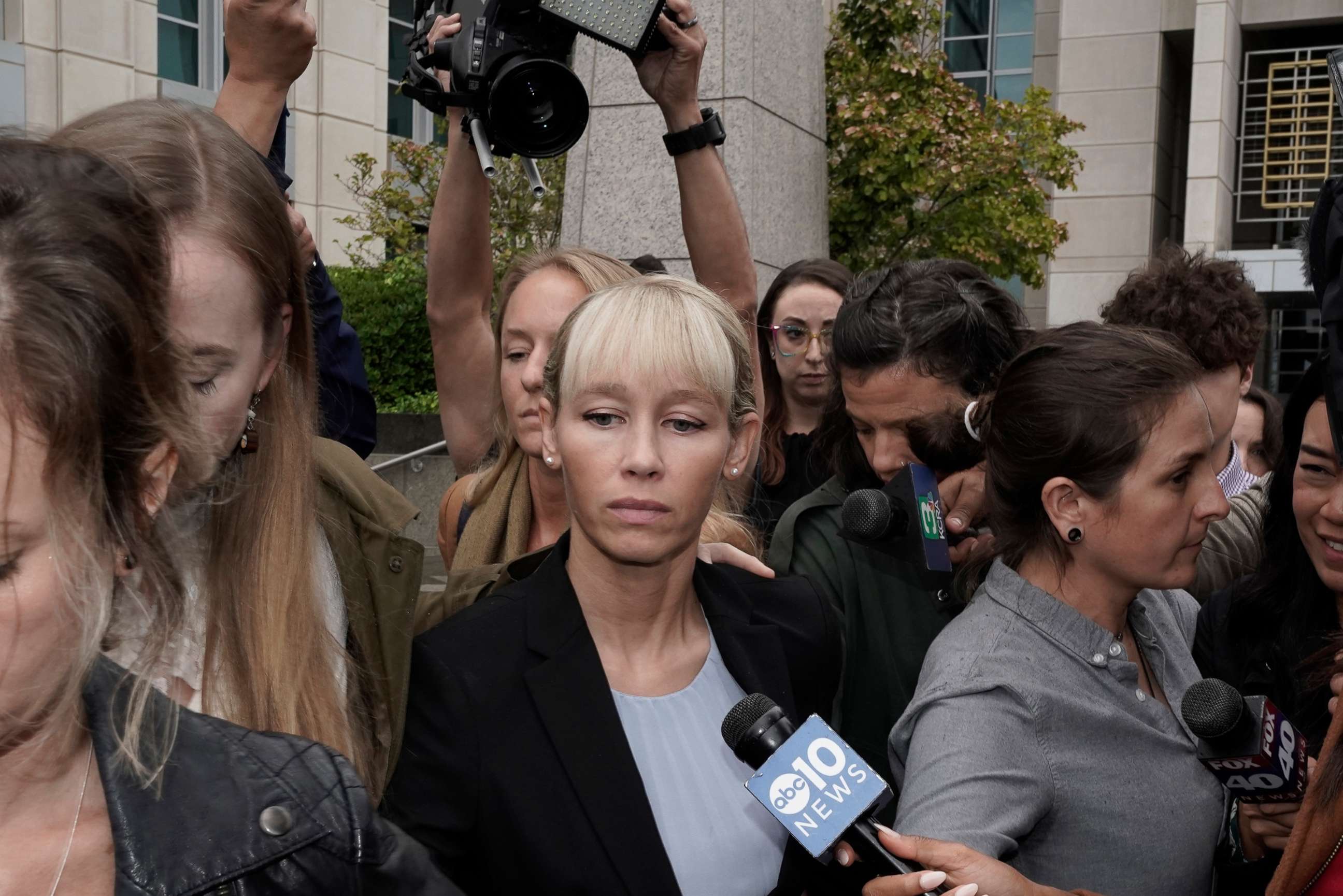 PHOTO: Sherri Papini leaves the federal courthouse after Federal Judge William Shubb sentenced her to 18 months in federal prison, in Sacramento, Calif., Sept. 19, 2022. 
