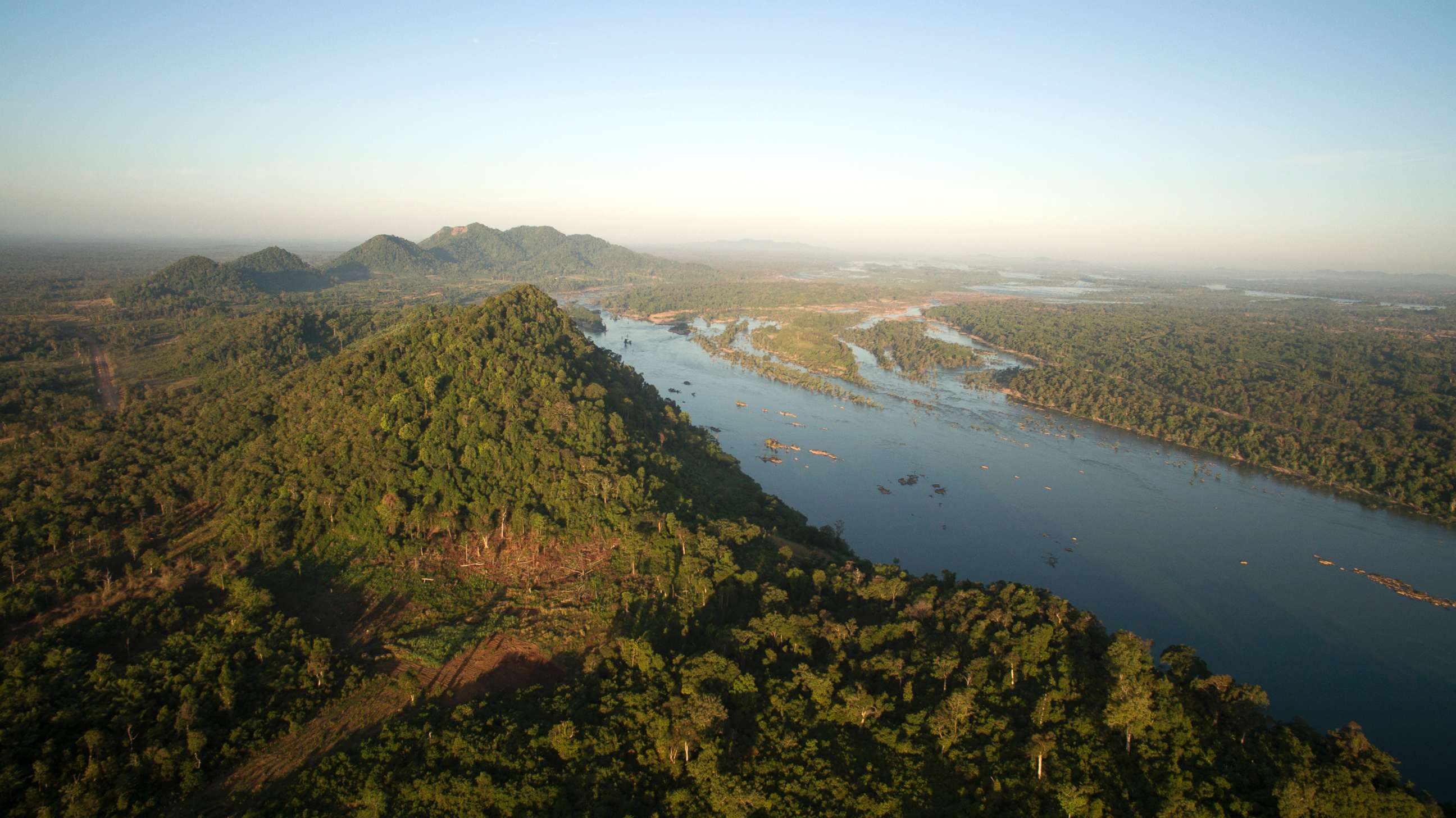 PHOTO: A view of the Mekong river valley in Cambodia.
