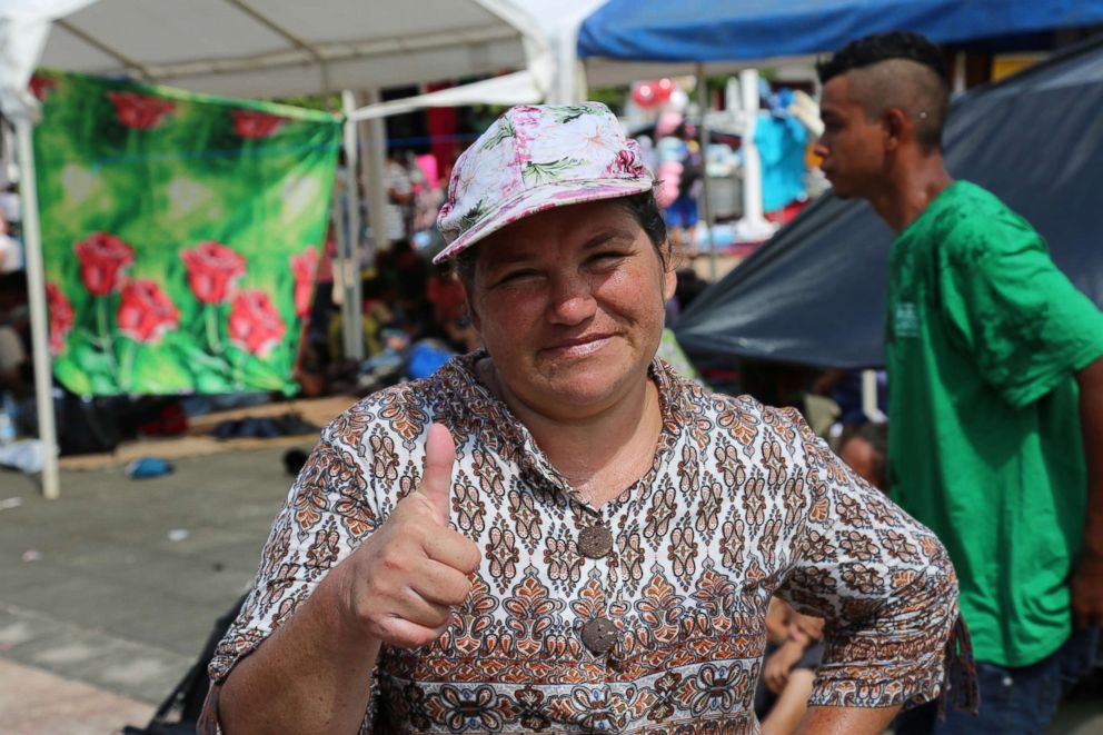 PHOTO: Ann Louisa is from Guatemala City and joined the caravan of migrants making their way to the U.S. border.