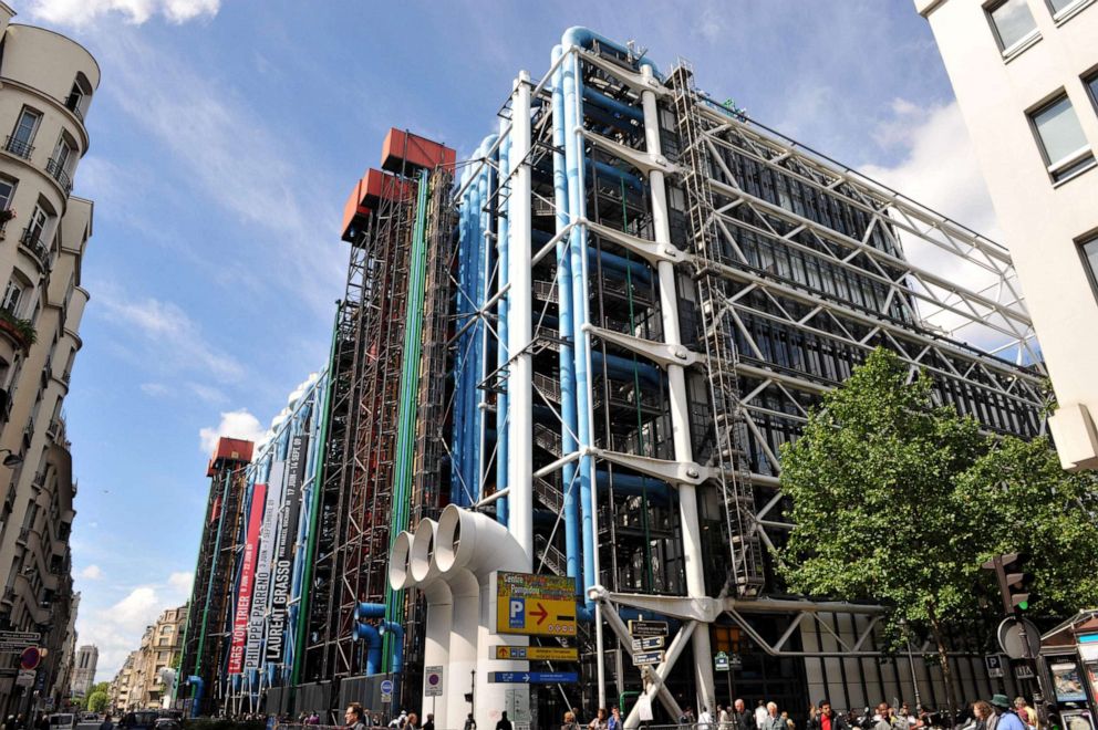 PHOTO: A general view of the Pompidou Centre modern art museum taken on June 7, 2009 in Paris.