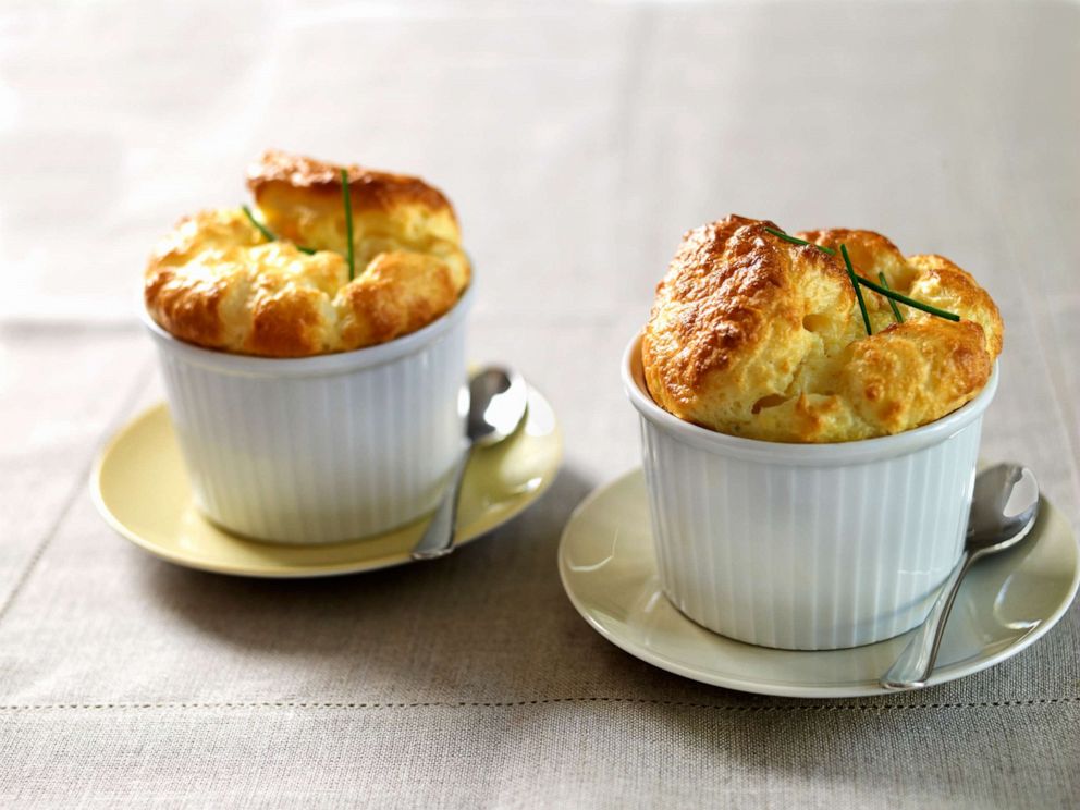 PHOTO: Cheese souffles sit on a table in this stock photo.