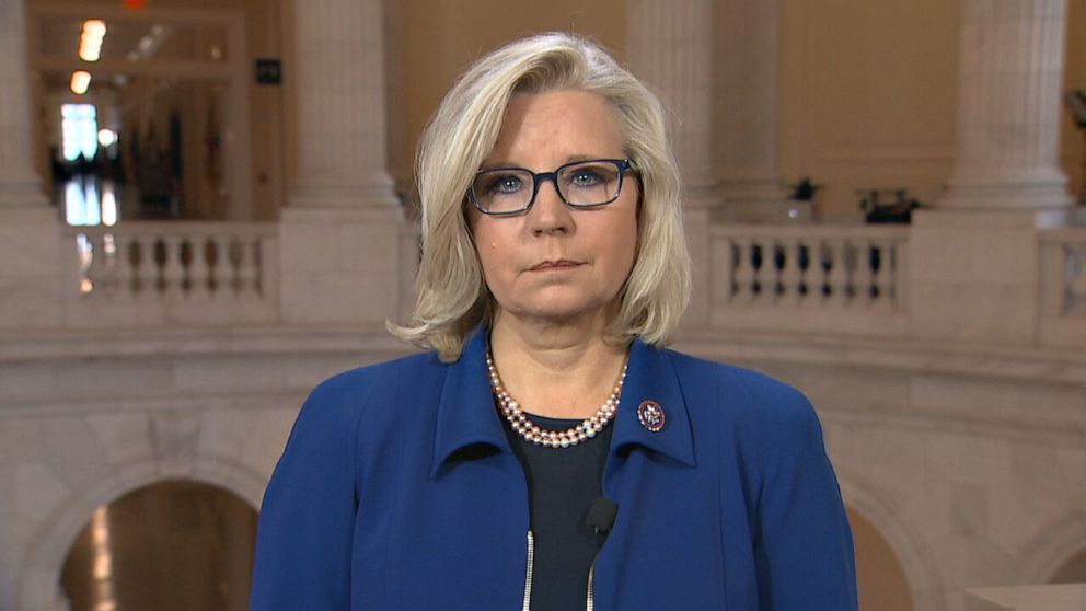 PHOTO: Republican Congresswoman Liz Cheney appears on "Good Morning America," July 27, 2021.