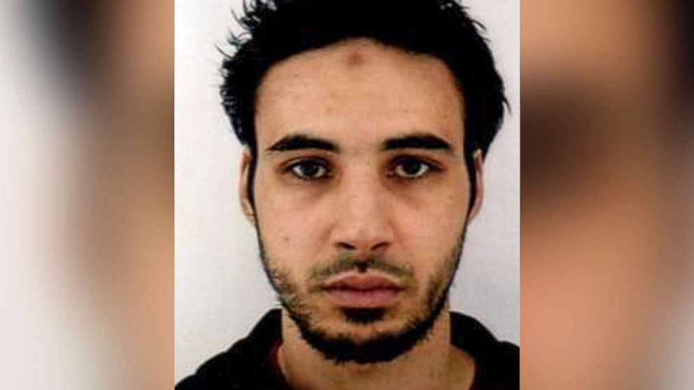 PHOTO: This undated handout photo provided by the French police, shows Cherif Chekatt, the suspect in the shooting in Strasbourg, France on Tuesday Dec. 11, 2018.