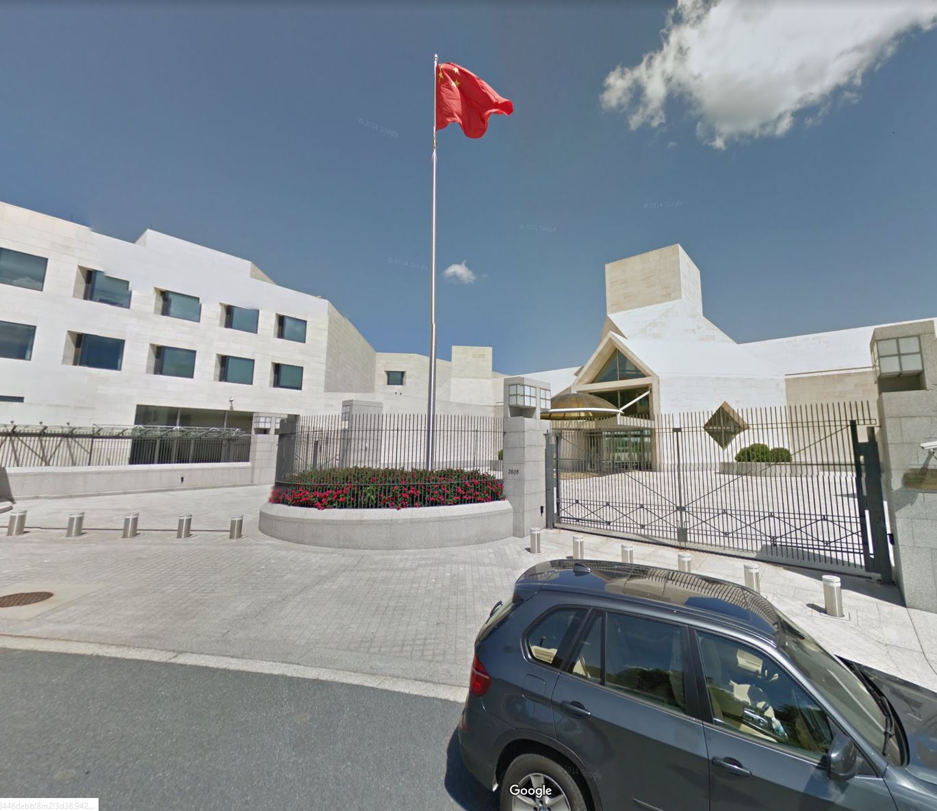 PHOTO: A Google Maps Street view of the Chinese embassy in Washington, D.C.