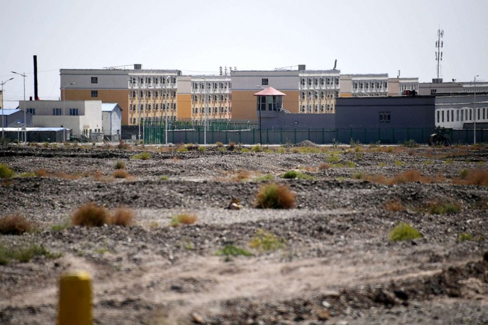 PHOTO: The Artux City Vocational Skills Education Training Service Center, believed to be a re-education camp where mostly Muslim ethnic minorities are detained, stands north of Kashgar in China's northwestern Xinjiang region, June 2, 2019.