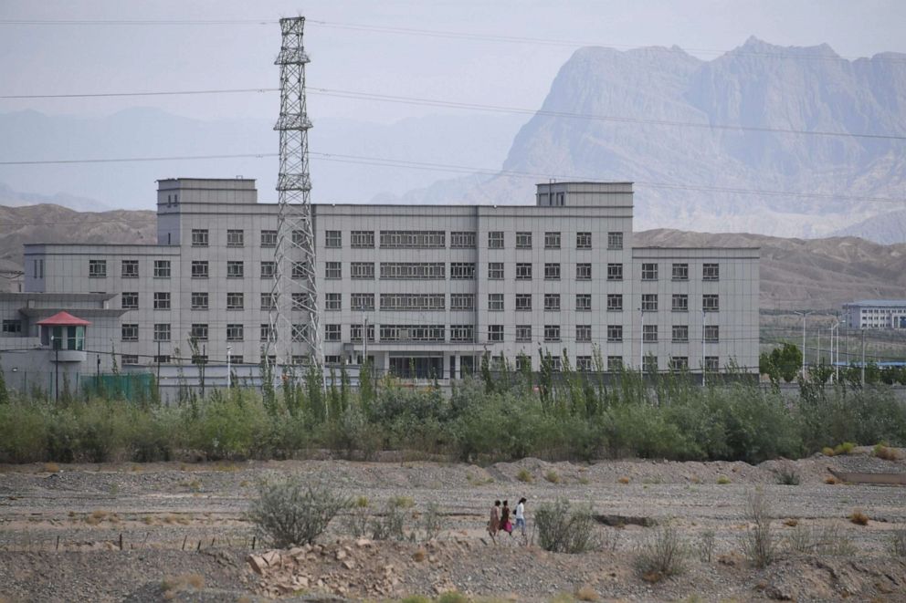 PHOTO: This file photo taken on June 2, 2019, shows a facility believed to be a re-education camp where mostly Muslim ethnic minorities are detained, in Artux, north of Kashgar in China's western Xinjiang region.