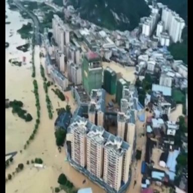 China reports 141 dead or missing in flooding since June.