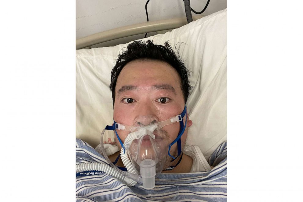 PHOTO: IIn this photo released by the Beijing Thanksgiving Public Welfare Foundation on Feb 3, 2020, Dr. Li Wenliang is seen at the Wuhan Central Hospital in the city of Wuhan in central China's Hubei province.