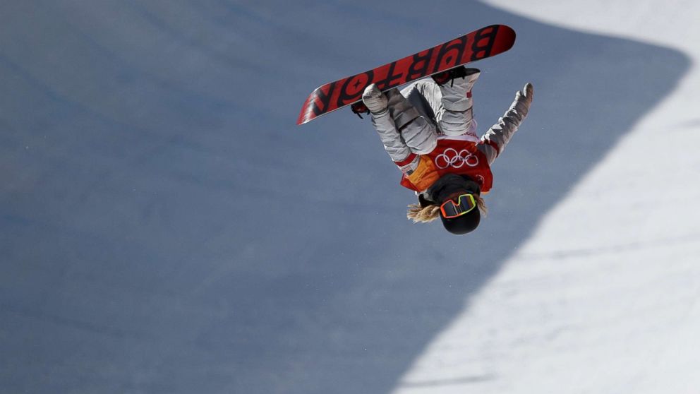 PHOTO: Chloe Kim of the U.S. during the snowboard ladies' halfpipe final on day four of the PyeongChang 2018 Winter Olympic Games at Phoenix Snow Park, Feb. 13, 2018, in Pyeongchang-gun, South Korea.