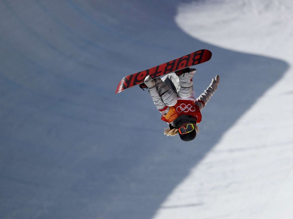 PHOTO: Chloe Kim of the U.S. during the snowboard ladies halfpipe final on day four of the PyeongChang 2018 Winter Olympic Games at Phoenix Snow Park, Feb. 13, 2018, in Pyeongchang-gun, South Korea.