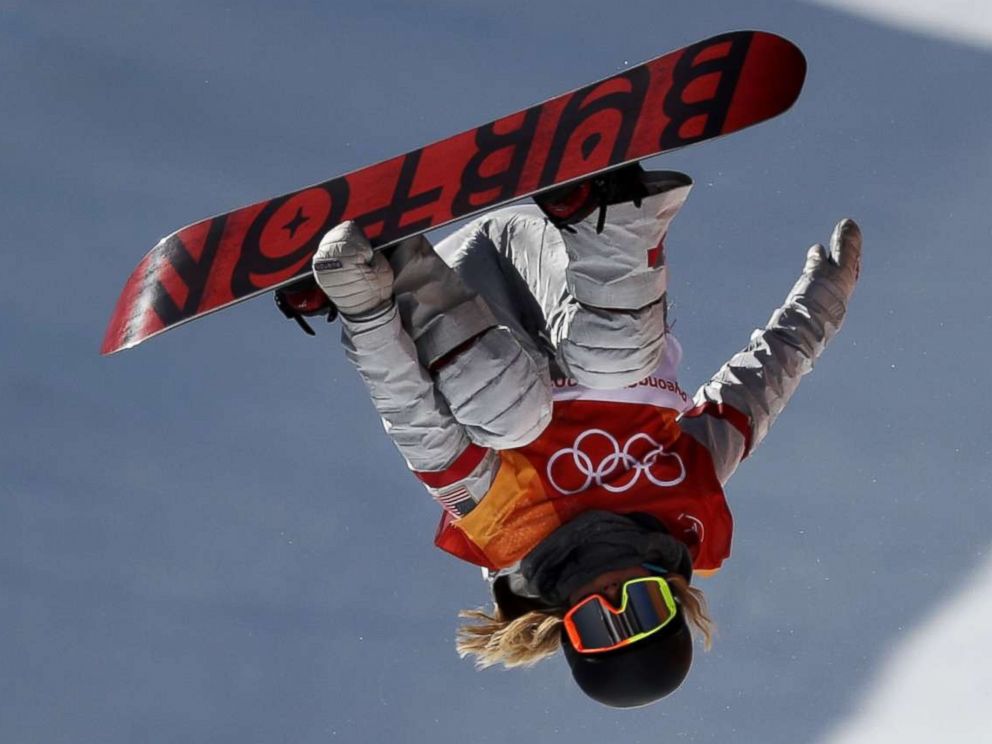 PHOTO: Chloe Kim of the U.S. during the snowboard ladies' halfpipe final on day four of the PyeongChang 2018 Winter Olympic Games at Phoenix Snow Park, Feb. 13, 2018, in Pyeongchang-gun, South Korea.