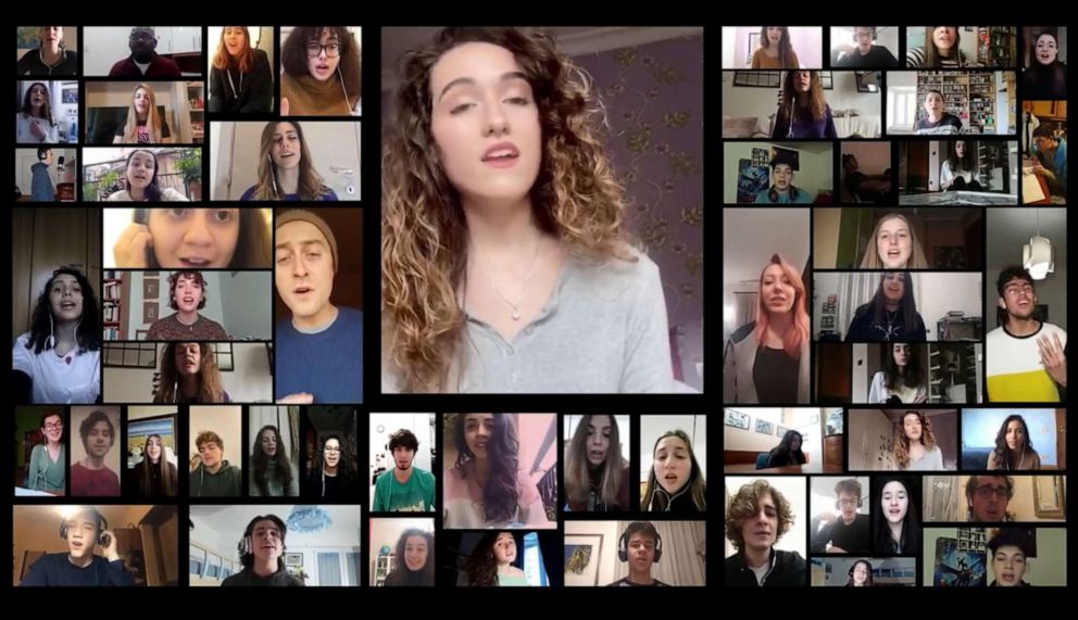 PHOTO: An Italian choir's rendition of "Helplessly Hoping" has gone viral on YouTube.