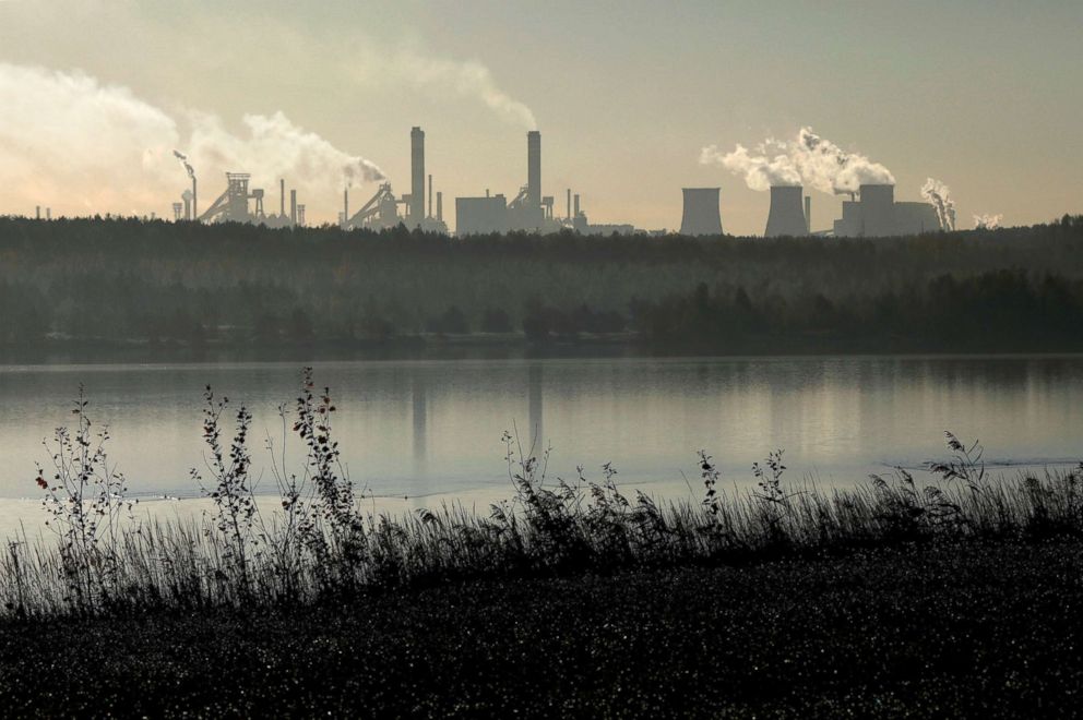 PHOTO: Katowice Steelworks is seen in Dabrowa Gornicza, Poland, Oct. 31, 2018.