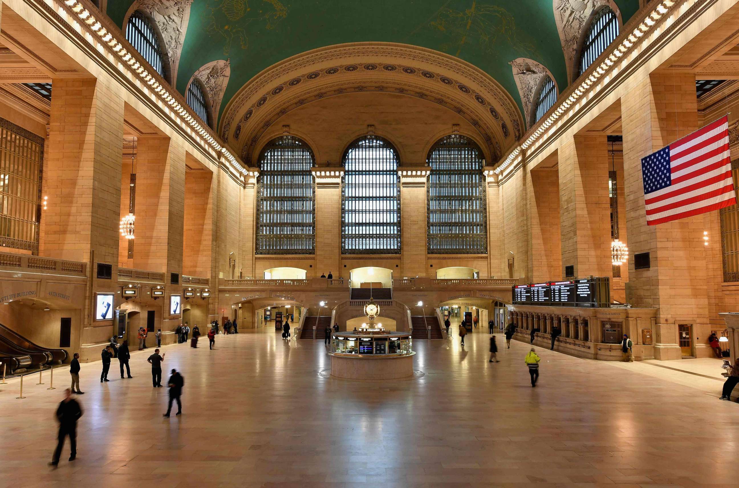 PHOTO: The usually busy Grand Central Station is seen nearly empty on March 25, 2020 in New York City.