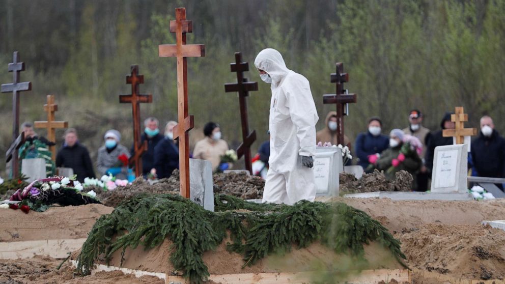 New data suggests Russia's coronavirus deaths higher than reported - ABC  News