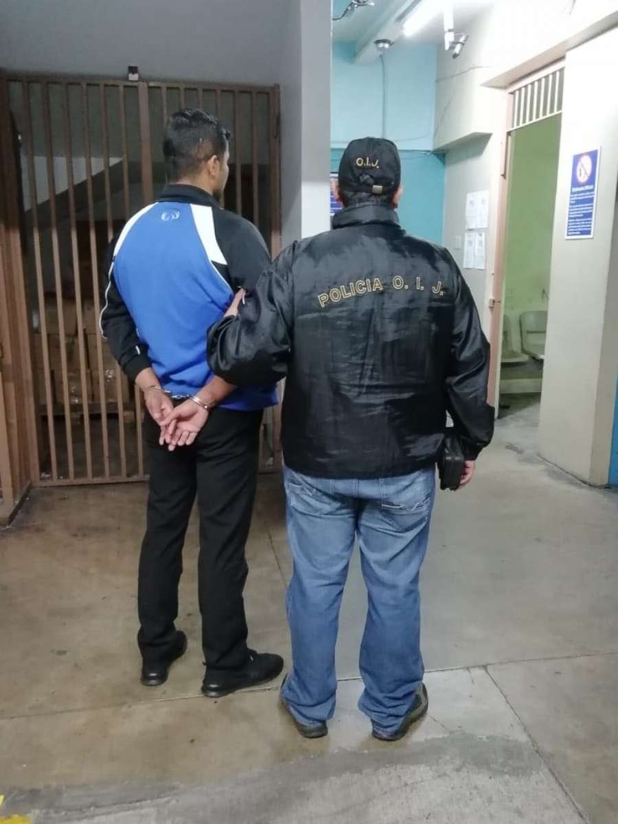 PHOTO: Costa Rican authorities have arrested Nicaraguan Bismarck Espinoza Martinez, 32, a security guard at the Villa Buena Vista hostel in San Jose, in connection with American Carla Stefaniak's disappearance.