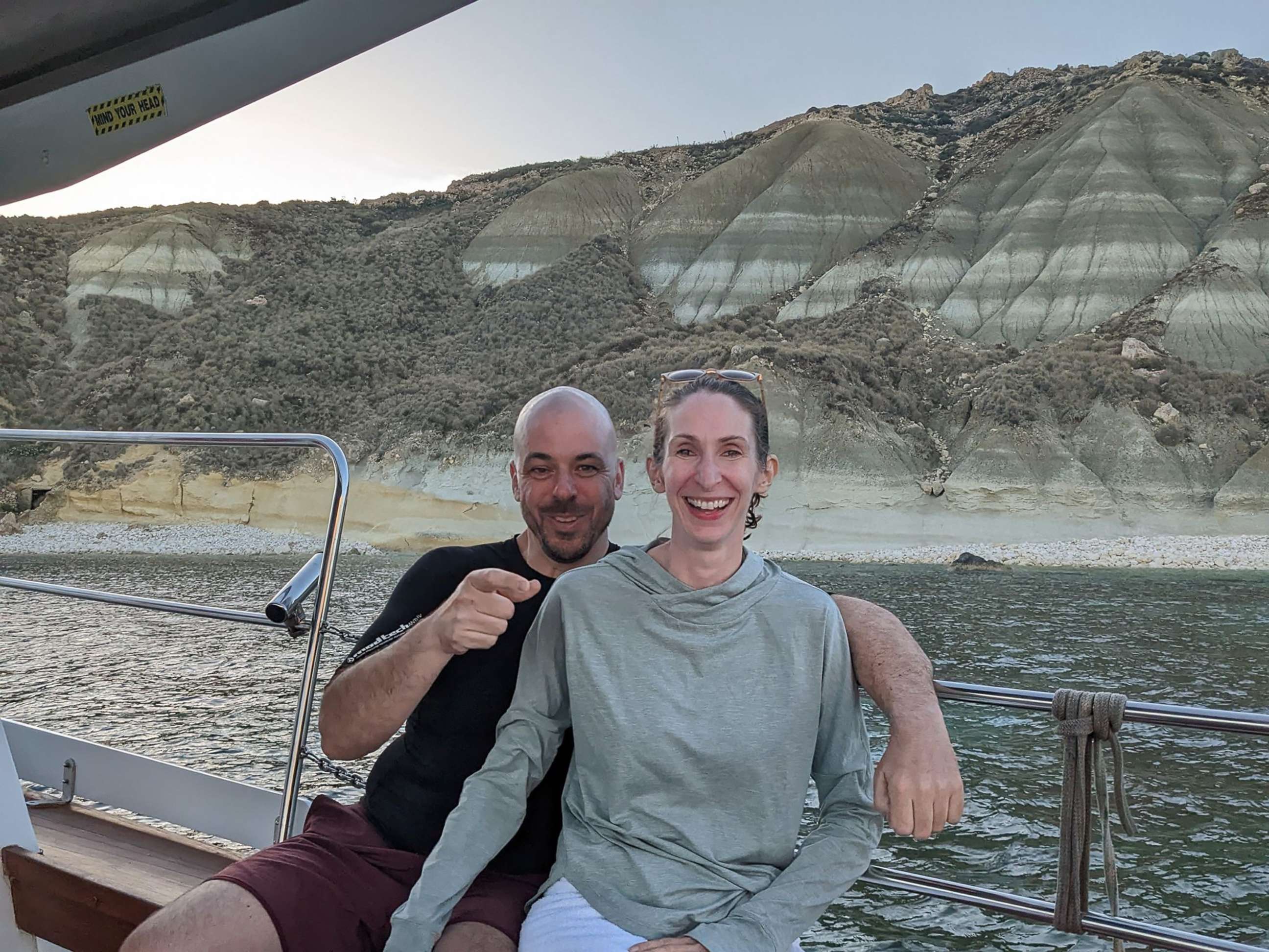 PHOTO: Jay Weeldreyer and Andrea Prudente, while vacationing in Malta, before she suffered an incomplete miscarriage and had to be airlifted out of the country to obtain medical care due to Malta's prohibition of abortion.