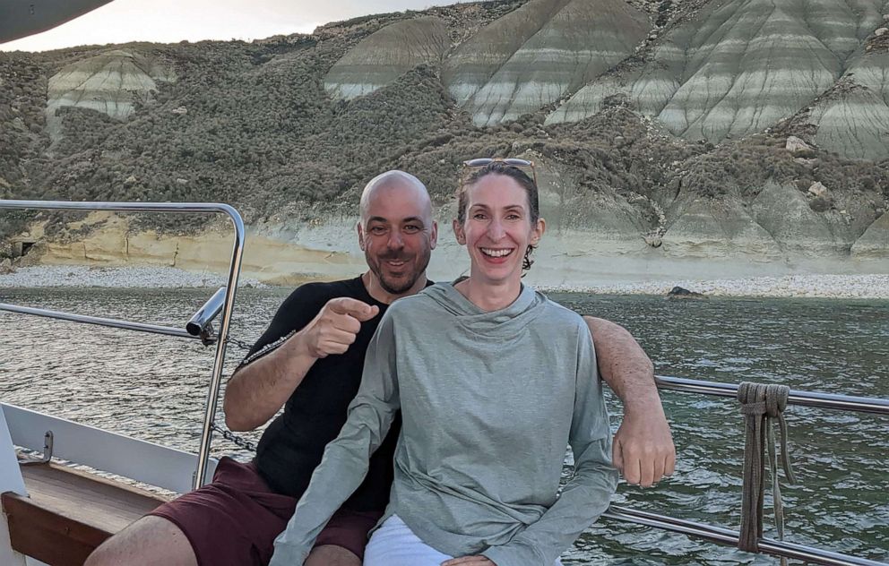 PHOTO: Jay Weeldreyer and Andrea Prudente, while vacationing in Malta, before she suffered an incomplete miscarriage and had to be airlifted out of the country to obtain medical care due to Malta's prohibition of abortion.