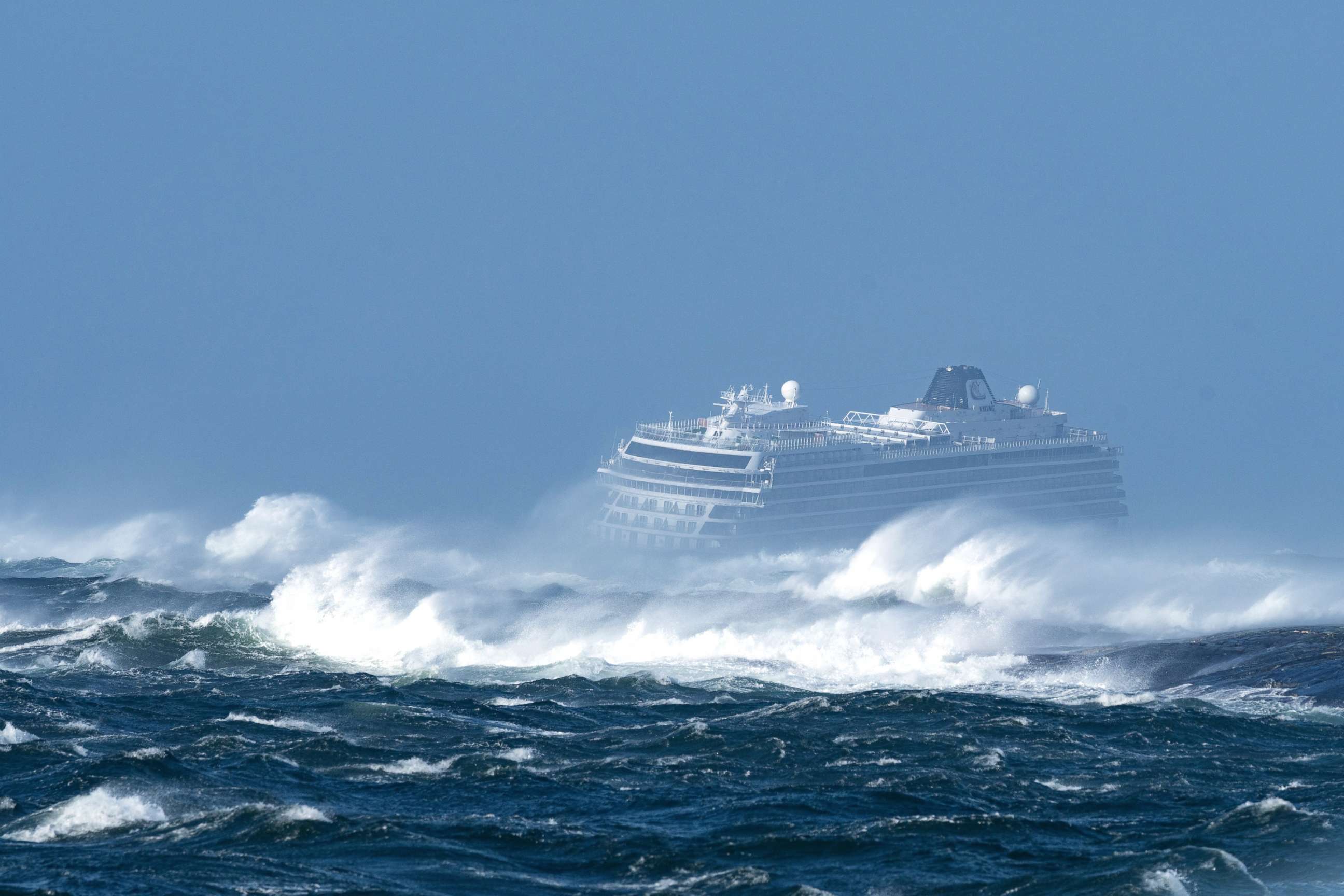 PHOTO: A cruise ship went adrift off the waters of Norway on March 23, 2019, and passengers were being evacuated.