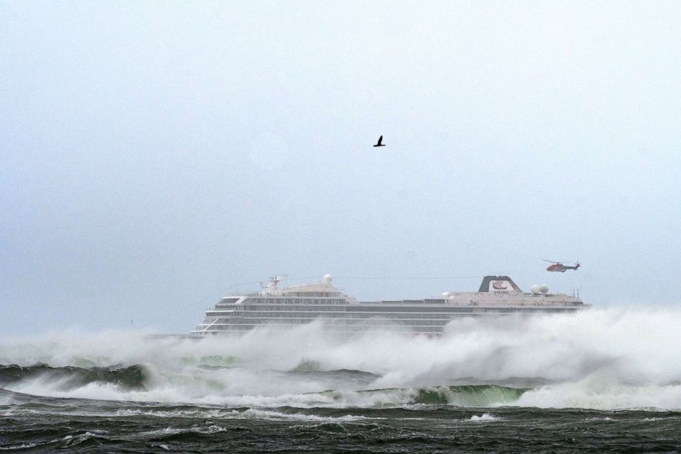 PHOTO: A cruise ship went adrift off the waters of Norway on March 23, 2019, and passengers were being evacuated