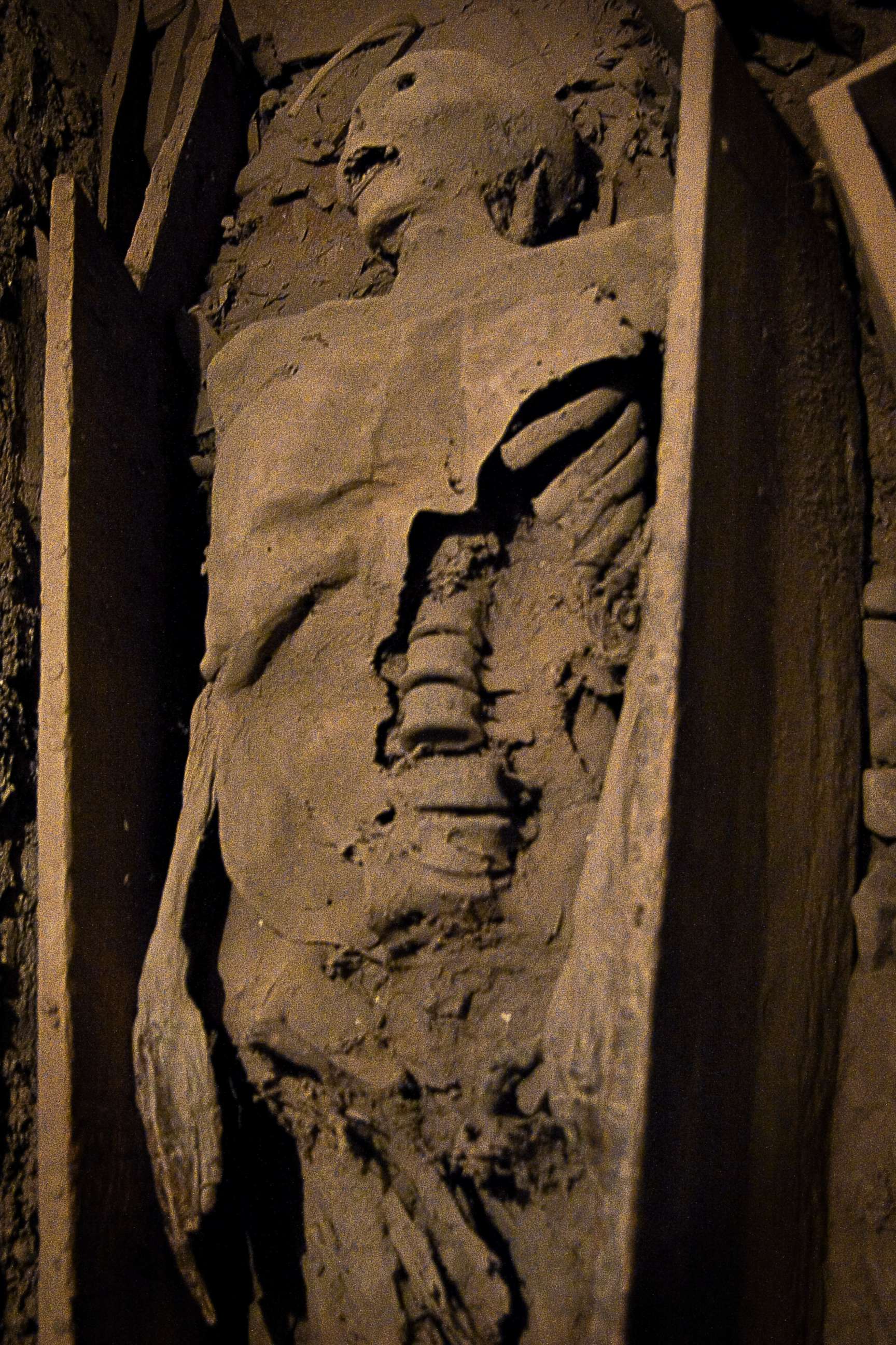 PHOTO: St. Michan's Church in Central Dublin houses the fabled 'crusader' mummified corpse.