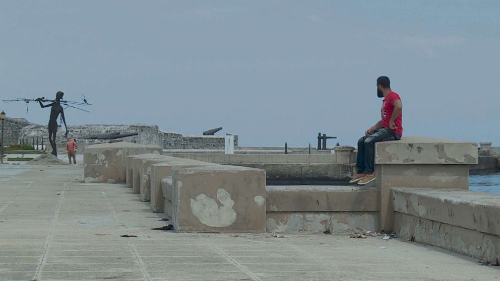 PHOTO: Frank, a Cuban who is looking to migrate to the U.S., told ABC News he and his family have been struggling due to his country's economic instability