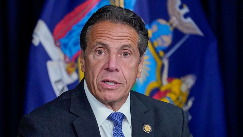PHOTO: New York Gov. Andrew Cuomo speaks during a news conference in New York, June 23, 2021.