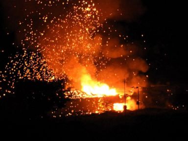 Tourists in Cyprus run from explosions at nearby Turkish military base