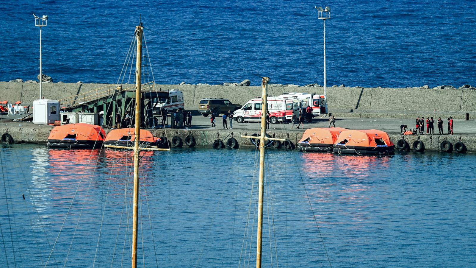 7 dead after ferry carrying 260 passengers capsizes off Cyprus, officials say