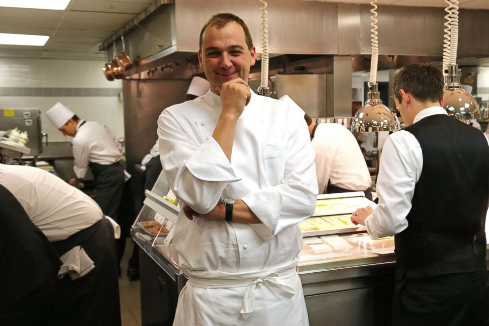 PHOTO: Daniel Humm is pictured in the kitchen at Eleven Madison Park Restaurant on Feb., 2013 in New York.