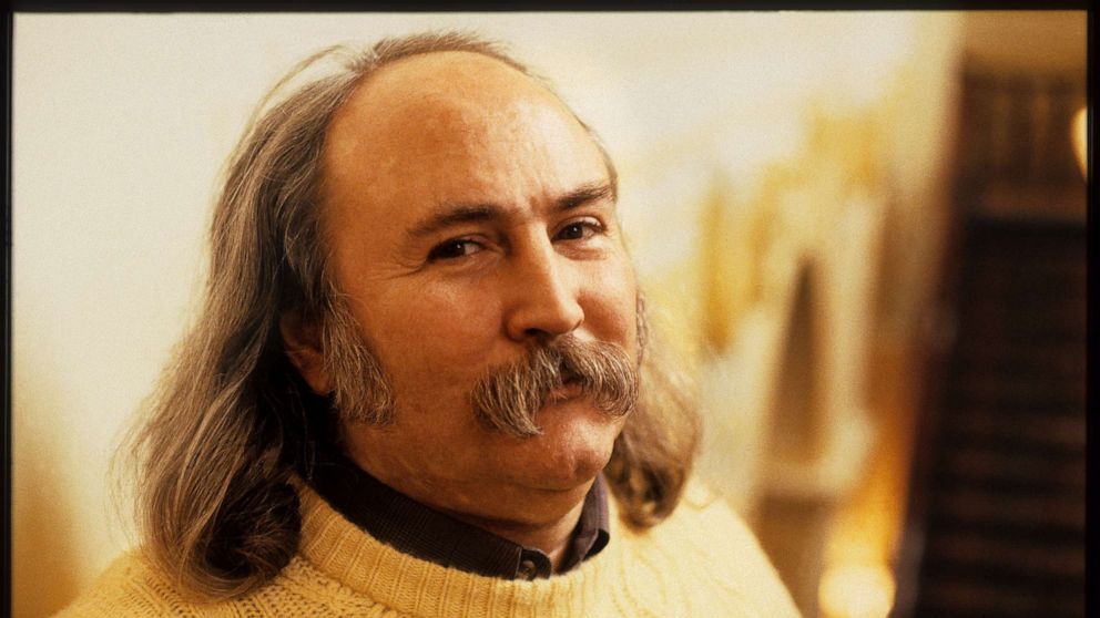 PHOTO: In this Feb. 26, 1989, file photo, David Crosby is shown at the Amstel Hotel in Amsterdam.