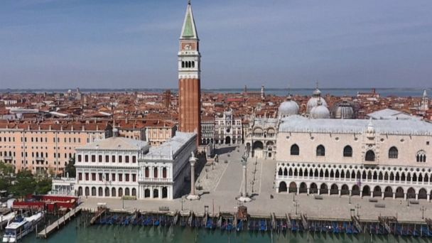 Video Drone Video Shows The Deserted Streets Of Venice As Italy Remains Under Lockdown Abc News