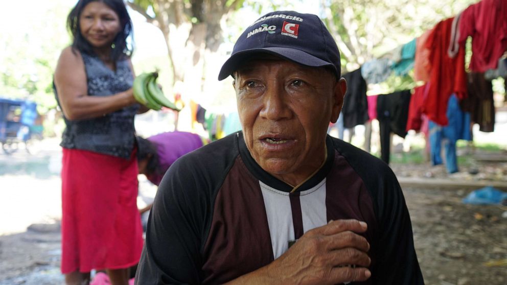 PHOTO: Nahua elder Mario Dispupidiwa was born into a nomadic hunter-gatherer family until his tribe's contact in the 1980s. As COVID-19 spreads through the Amazon, experts warn tribes like the Nahua could be decimated by the virus.