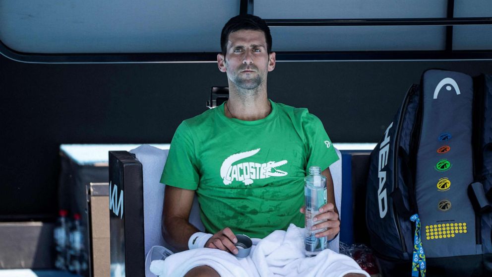 Novak Djokovic in limbo as Australian visa canceled again