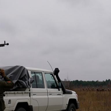 Ukrainian soldiers are using dummy drones to train against Russian attack drones. 