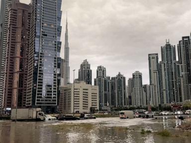 WATCH:  Dubai hit with severe flooding