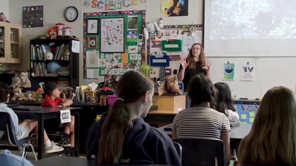 PHOTO: Students at John Baldwin Elementary School are working to raise funds to support the eagle habitat in Big Bear Valley in California.